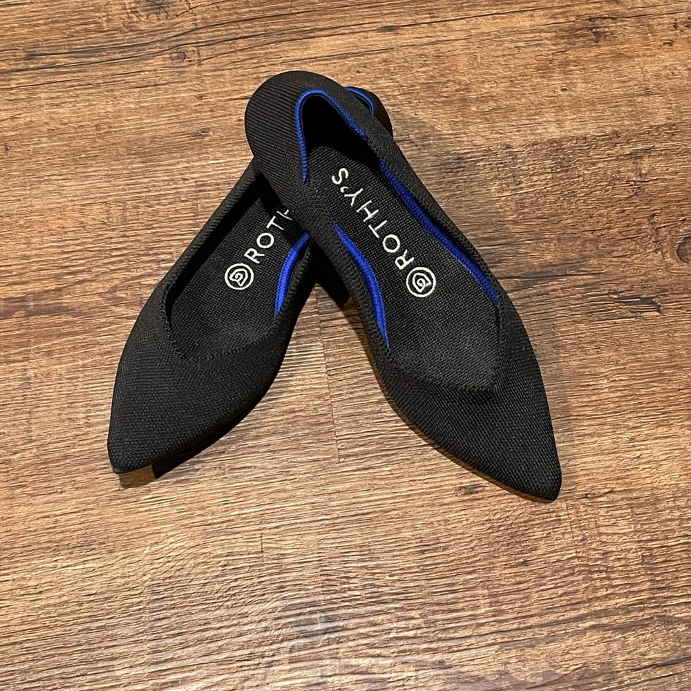 Black Rothys The Point size 6.5.